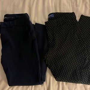 2 pair of Old Navy size 8 PIXIE. Built in sculpt in dark navy pair.